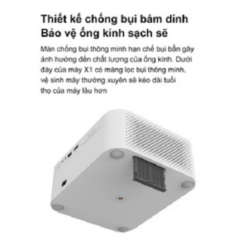 Máy chiếu mini Wanbo X1 Pro-Android 9.0 hỗ trợ điện thoại di động và máy chiếu 4k xem phim đồng thời (kết nối WiFi)