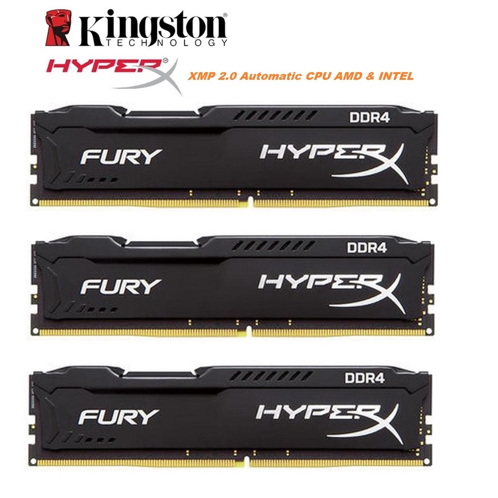 Ram Kingston HyperX Fury 8GB DDR4 2133MHz 2400MHz 2666MHz 3200MHz Mới Chính Hãng | BigBuy360 - bigbuy360.vn