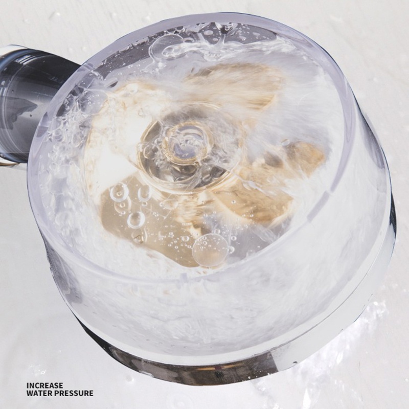 Vòi Hoa Sen Áp Suất Cao Trong Suốt Có Công Tắc Bật / Tắt