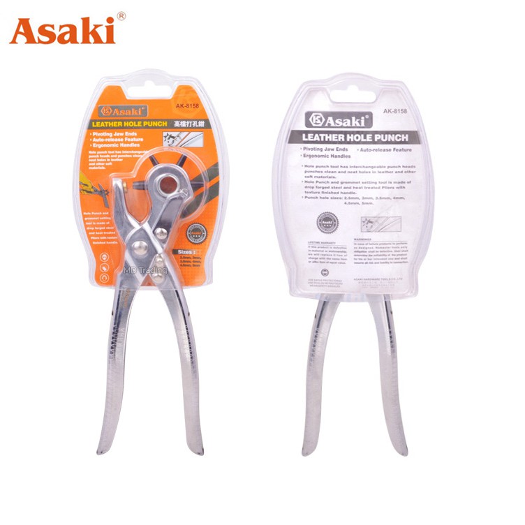 Kìm bấm lỗ Asaki AK-8158 225mm