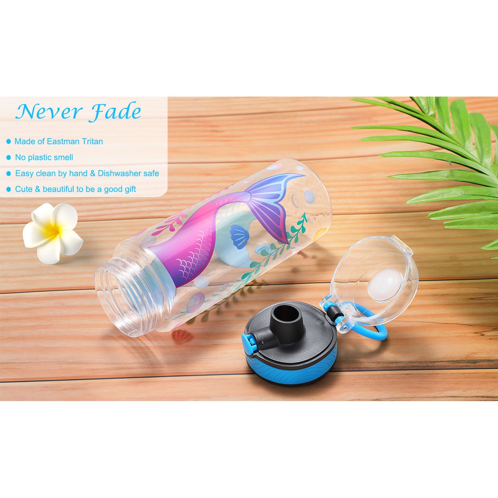 Bình Đựng Nước Dễ Thương Có Nắp Đậy Chống Tràn 23oz / 680ml
