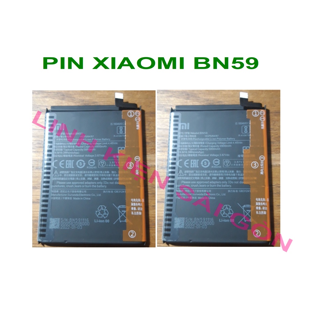 PIN XIAOMI BN 59