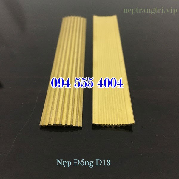 NẸP MẪU 10CM - NẸP ĐỒNG TRANG TRÍ, NẸP MẶT BẰNG, NẸP ĐỒNG THAU
