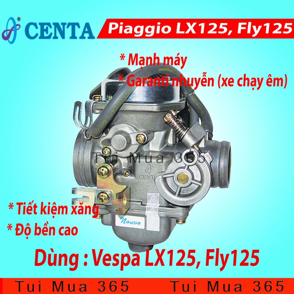 Bình Xăng Con xe Vespa LX 125 xăng cơ, Piaggio Fly 125 Tiết Kiệm Xăng Centa