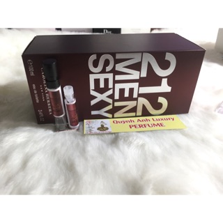 Vial nước hoa nam 212 sexy men 1,5ml