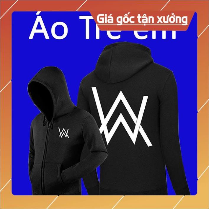 Hot !!!!  (TẶNG KÈM KHẨU TRANG ALAN WALKER) Aó khoác trẻ em Alan Walker siêu hot