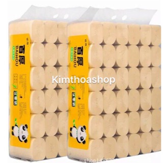 1 Bịch 36 Cuộn Giấy Vệ Sinh Gấu Trúc Sipiao không lõi
