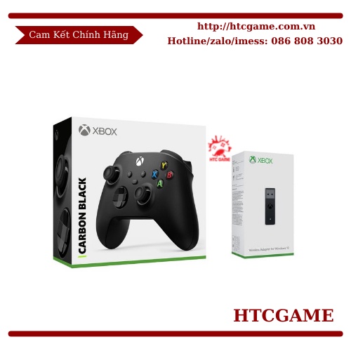 Tay cầm chơi game Xbox One + Wireless Adapter cho Windows