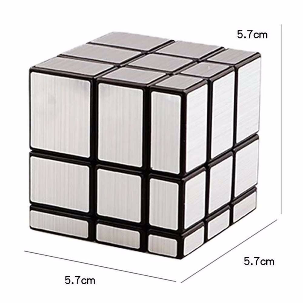 Đồ Chơi Khối Rubik 3x3 X 3x3 3 Bằng Kim Loại Tráng Gương Nhiều Màu Sắc Cho Bé