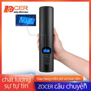 ZOCER Máy nén khí Máy nén khí Phát hiện áp suất lốp kỹ thuật số Di động điện cho xe máy xe đạp