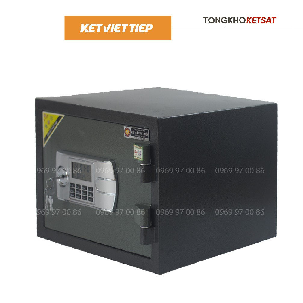 Két Sắt Điện Tử KCC90-DT Việt Tiệp Chống Cháy Cao Cấp Nặng 65kg Size Nhỏ (Miễn Phí Giao Hàng)