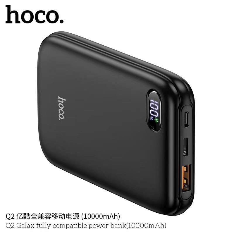 Pin Dự Phòng Hoco Q2 10000mAh💎CAO CẤP💎Sạc Dự Phòng Tích Hợp Sạc Nhanh QC3.0 và PD20W Đèn Led Hiển Thị - Bảo Hành 1 Năm