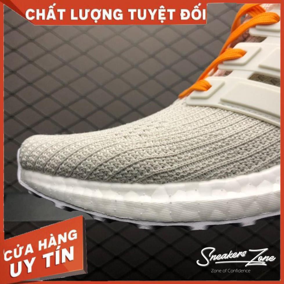 (FREE SHIP + HỘP + QUÀ) Giày thể thao ULTRA BOOST 4.0 multi colors cream white trắng kem gót thổ cẩm