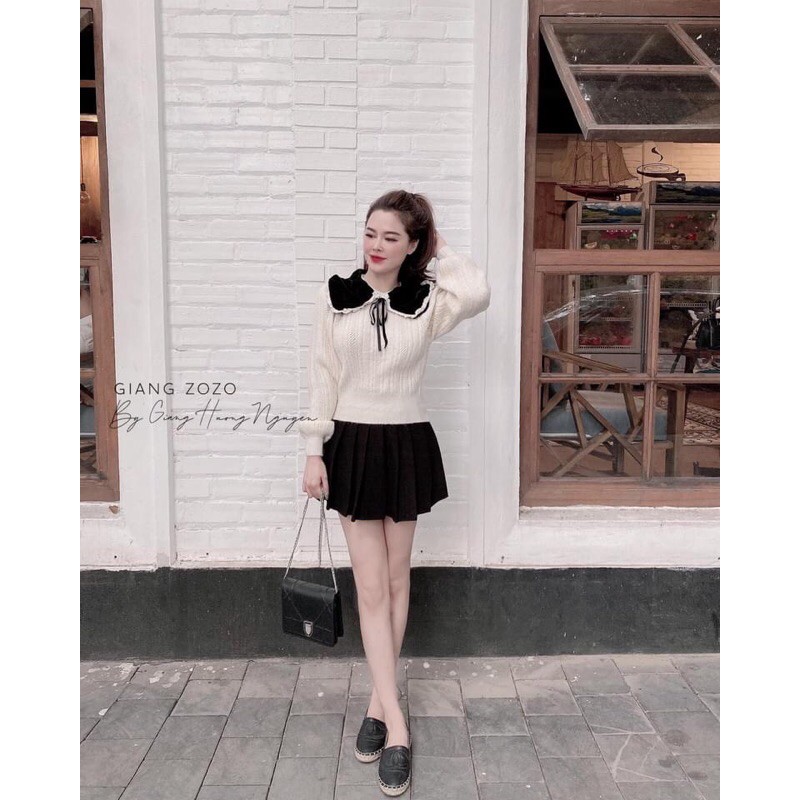 ÁO LEN TAY BỒNG CỔ NHUNG HOT ❌SANG CHẢNH❌
