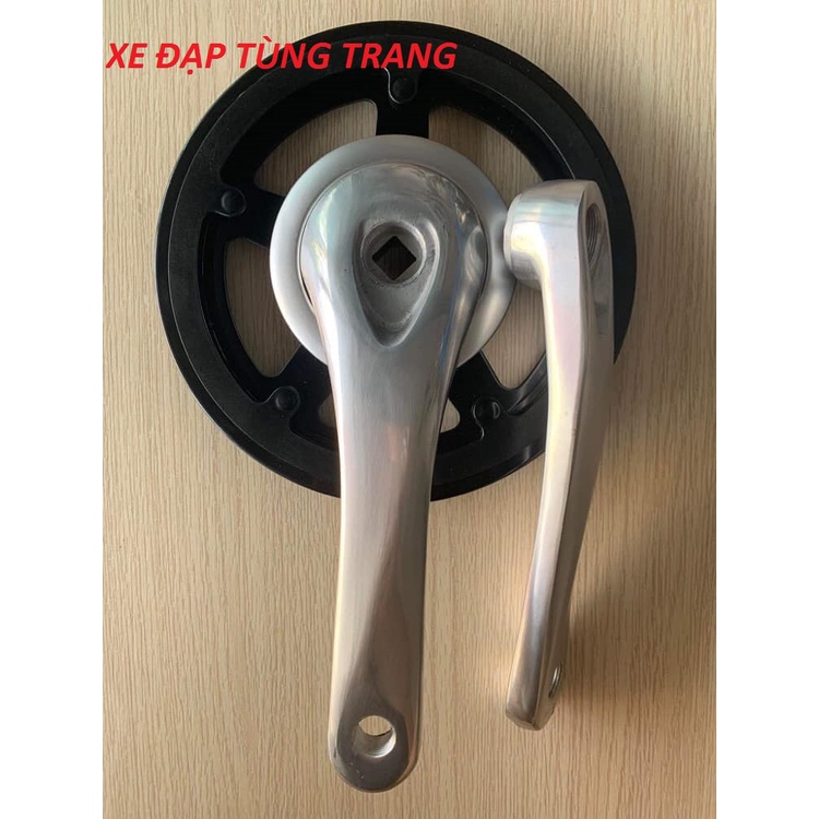 Bộ Đùi Dĩa  42 Răng ,Dài 165mm Chất Nhôm Cho Xe Đạp Fixed Gear , Tuaring