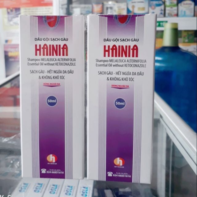 Dầu gội gàu nấm ngứa da đầu hainia