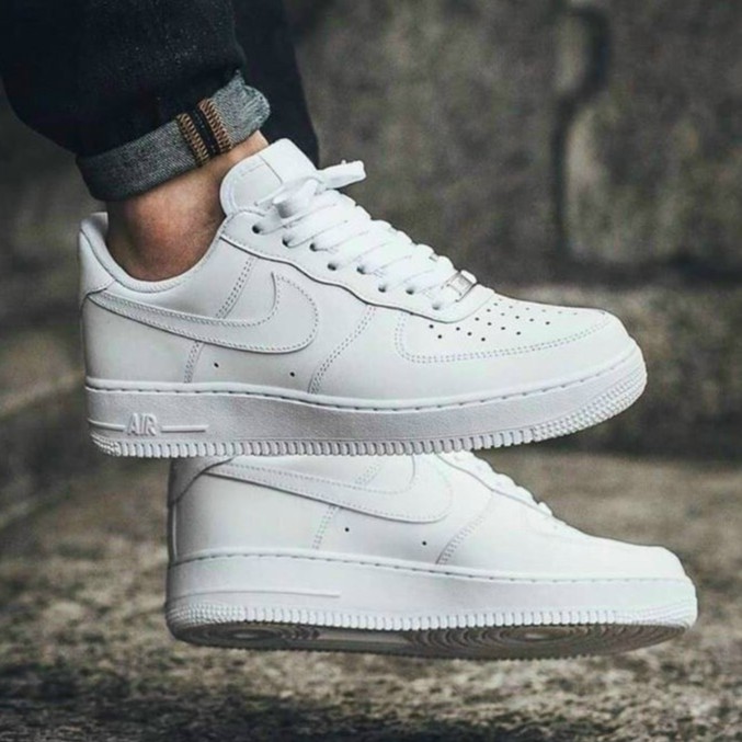 Giày_Nike AF1 Trắng , Giày_Nike Air Force 1 Full Trắng Cao Cấp Full Size Nam Nữ 36_43 | BigBuy360 - bigbuy360.vn