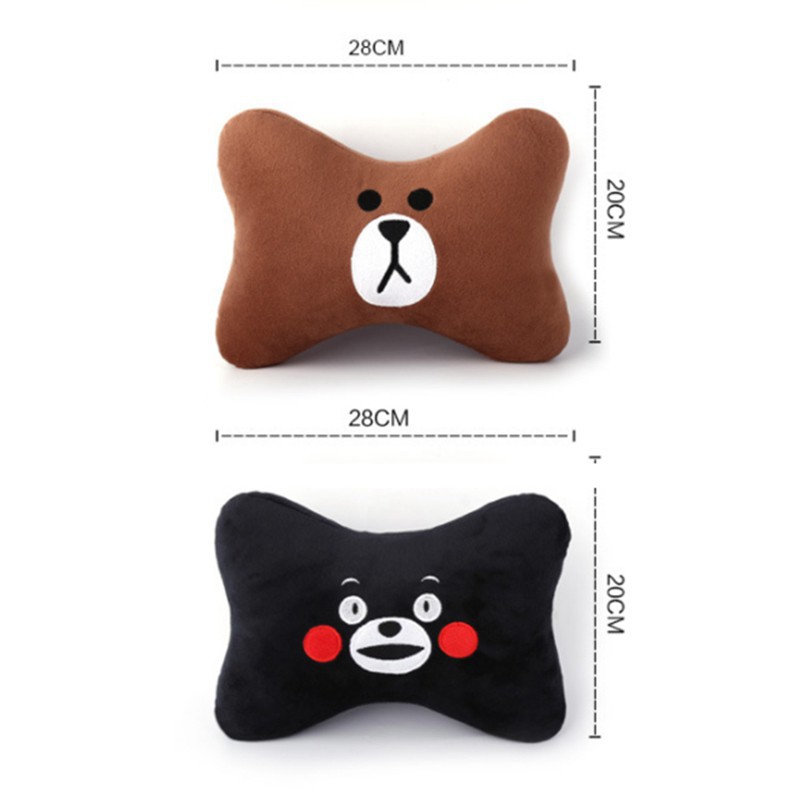 Gối kê cổ thiết kế hình nhân vật hoạt hình dễ thương tiện dụng cho xe hơi | BigBuy360 - bigbuy360.vn