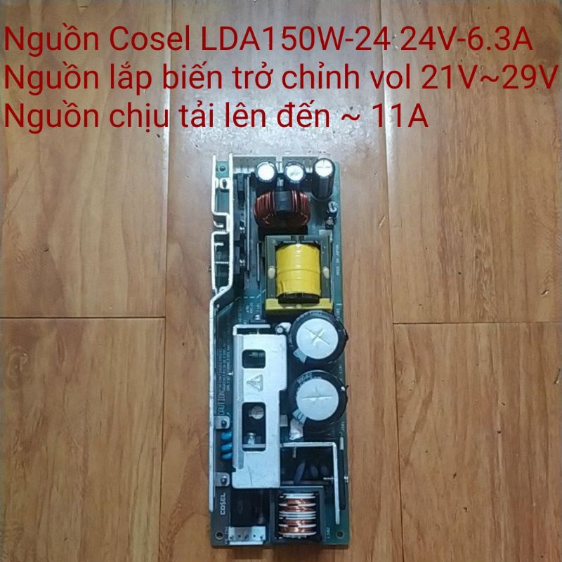 Mạch nguồn 24V Nipron 24V-6.3A max 11.3A. Mạch nguồn Cosel 24V 6.3A LDA150W-24 LEP150F-24. Made in JAPAN chất lượng cao.