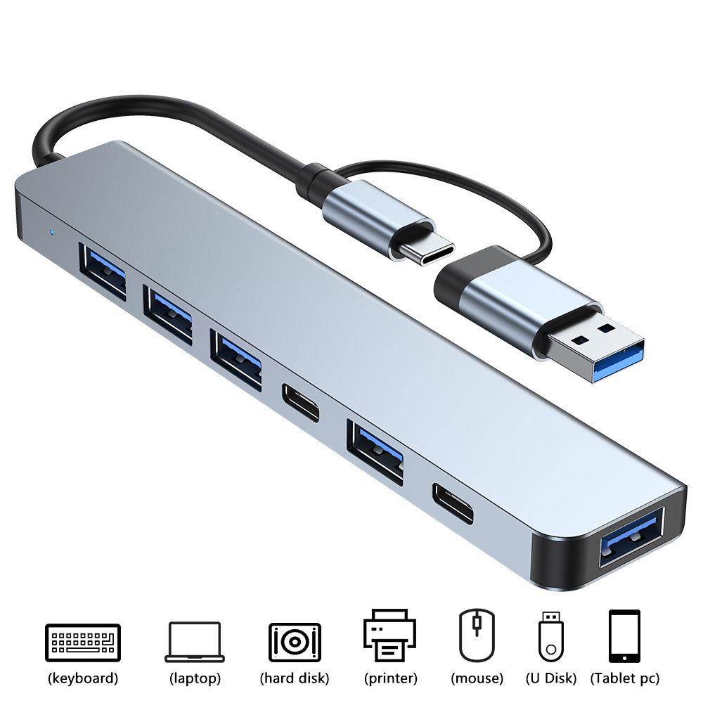 CHOOKEY Hub USB 3.0 Tốc Độ Cao Cho Điện Thoại / Máy Tính Bảng / Laptop
