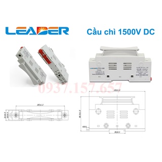 Cầu chì 1500V DC 15A, 20A dùng cho năng lượng mặt trời