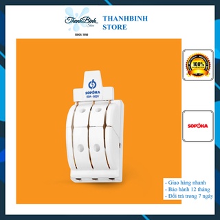 Cầu dao đế sứ đảo chiều 3 pha- 30a/ 60a sopoka/ vinakip- chống cháy