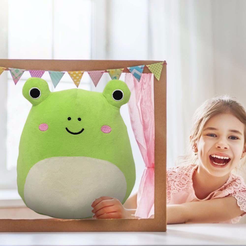 NICKOLAS Đồ chơi nhồi bông Hình Ếch 3d Mềm Mại Đáng Yêu