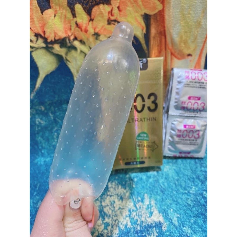 bao cao su gai 003 cả hộp (che tên sp)