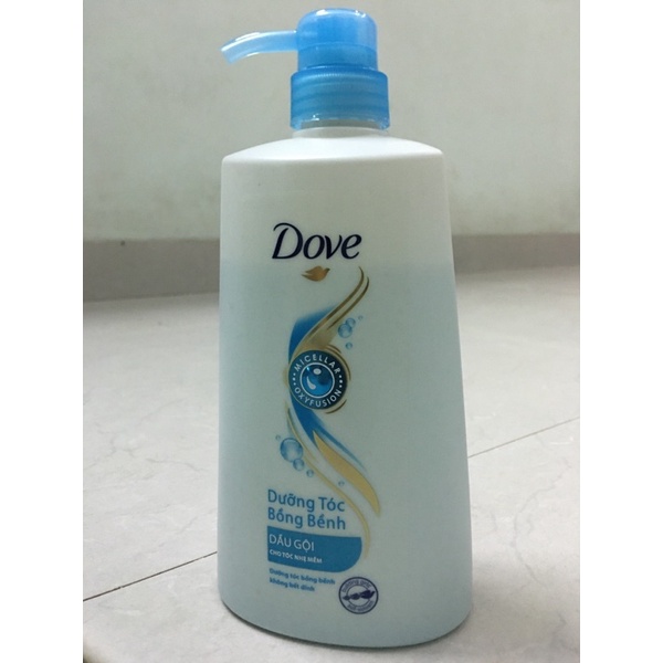DẦU GỘI ĐẦU DOVE BỒNG BỀNH CHO TÓC NHẸ MỀM 640g