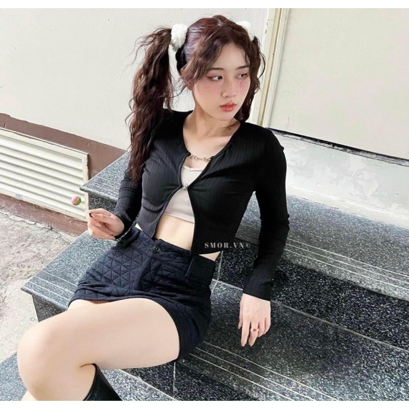 SET CVAY Ô KÈM ÁO Khoác Khoan Bra NUDE (Ảnh thật)