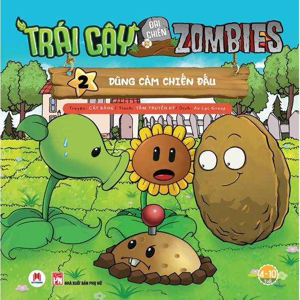 Sách - Trái Cây Đại Chiến Zombies (Tập 2: Dũng Cảm Chiến Đấu)