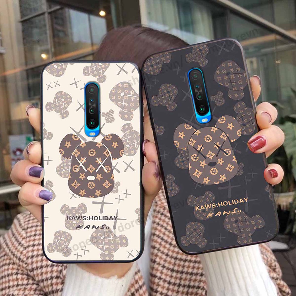 Ốp Xiaomi Redmi K30 thể thao, bear brick, ốp lưng dẻo thời trang bền đẹp