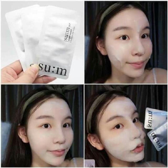 [RẺ VÔ ĐỊCH] MẶT NẠ THẢI ĐỘC SUM HÀN QUỐC NẠ THẢI ĐỘC SU:M - Mask Sủi Bọt Hút Chì