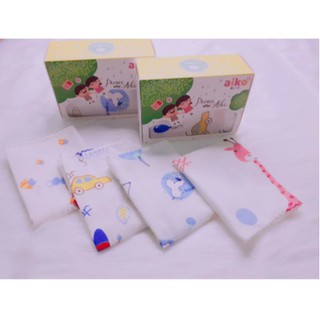 - Khăn sữa, khăn xô, khăn lau mặt in hình cao cấp cho bé - Aiko