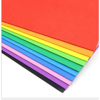 Giấy xốp màu A4 tập 10 tờ