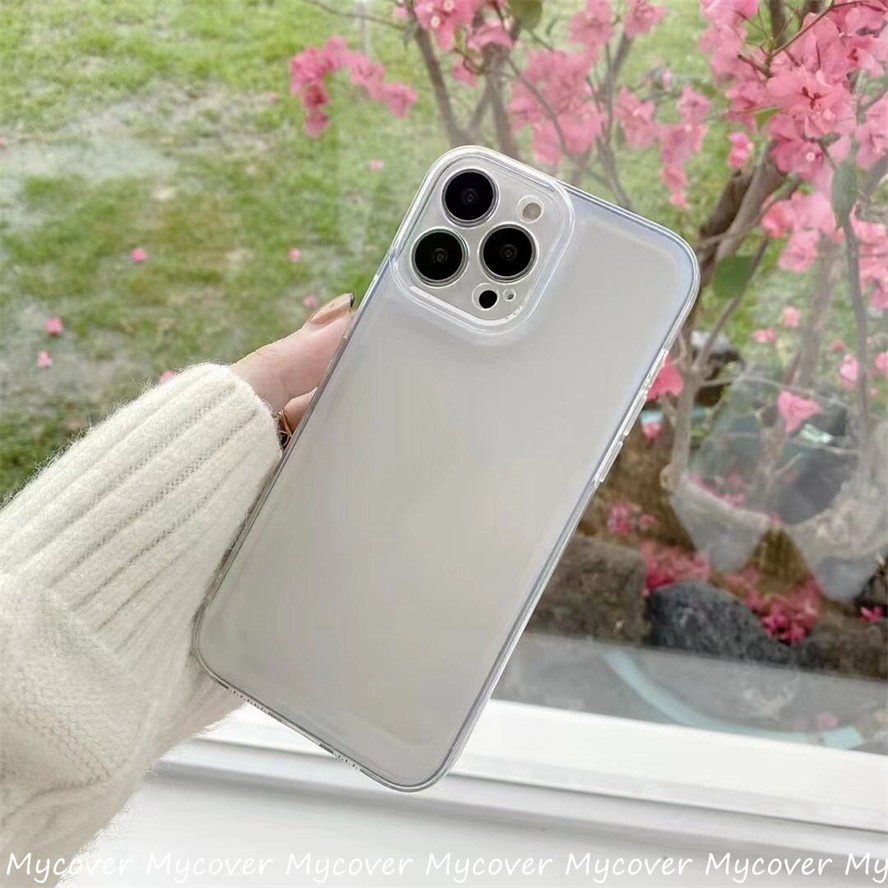 Ốp Điện Thoại Trong Suốt Chống Sốc Hình Đôi Mắt Thiên Thần Cho iPhone 13 12 11 Pro Xs