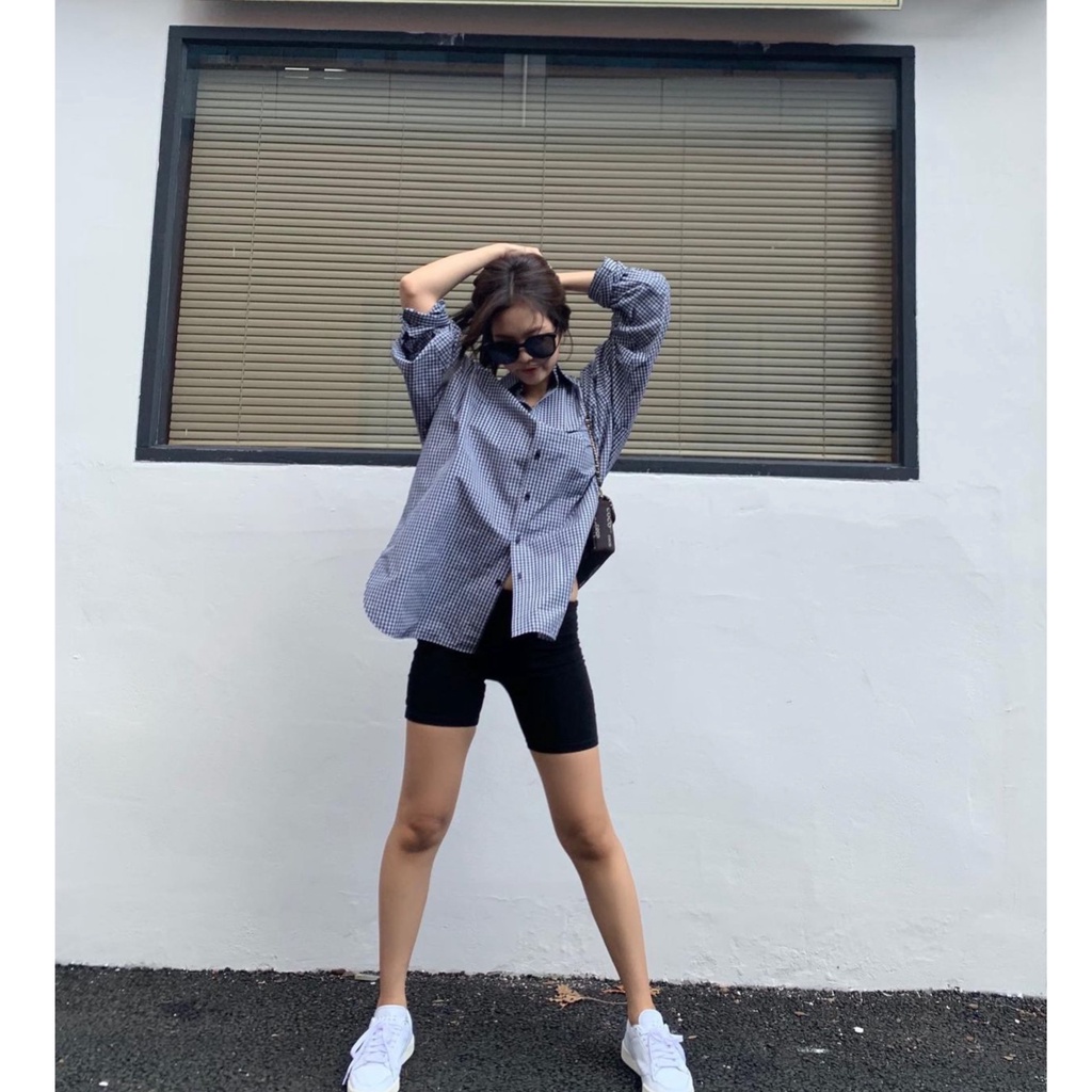Quần legging đùi nữ nâng mông, Quần đùi thể thao cotton dáng ôm co dãn Kozoda Q24