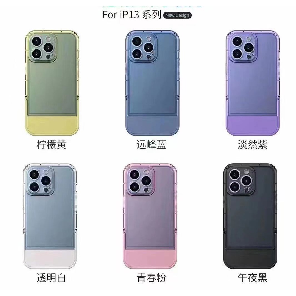 Ốp Điện Thoại Mềm Trong Suốt Có Giá Đỡ Cho iphone 12 pro max 11 pro max xs max xr x