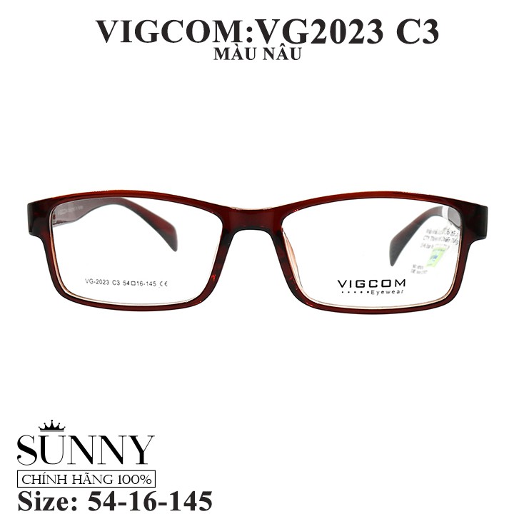 VG2023 C3 gọng kính Vigcom chính hãng, thiết kế dễ đeo bảo vệ mắt