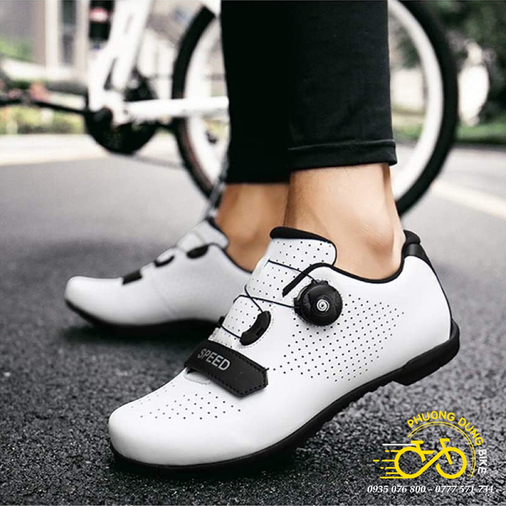 Giày đi xe đạp thể thao Road, MTB SPEED - 1 Khóa Vặn