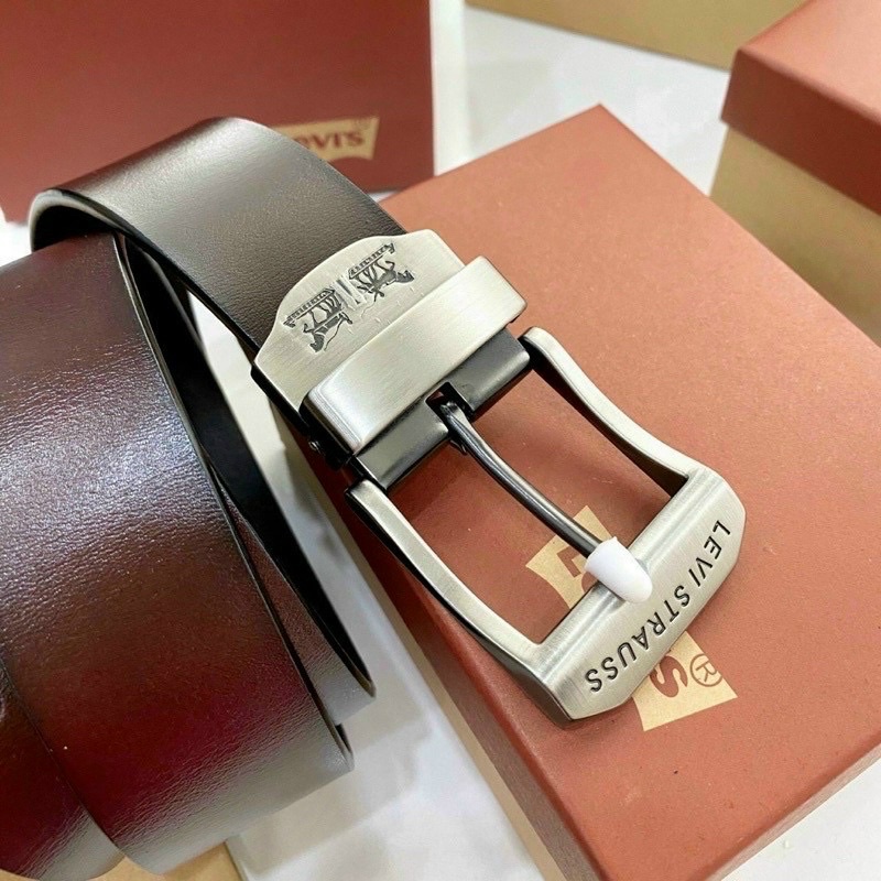Thắt lưng Levjs nâu Nam sang chảnh