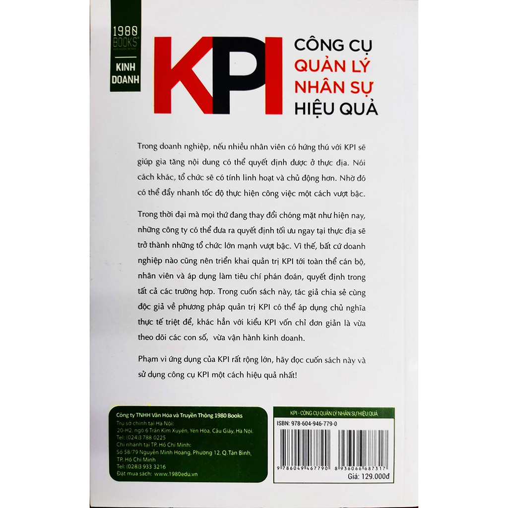 Sách-KPI - Công Cụ Quản Lý Nhân Sự Hiệu Quả