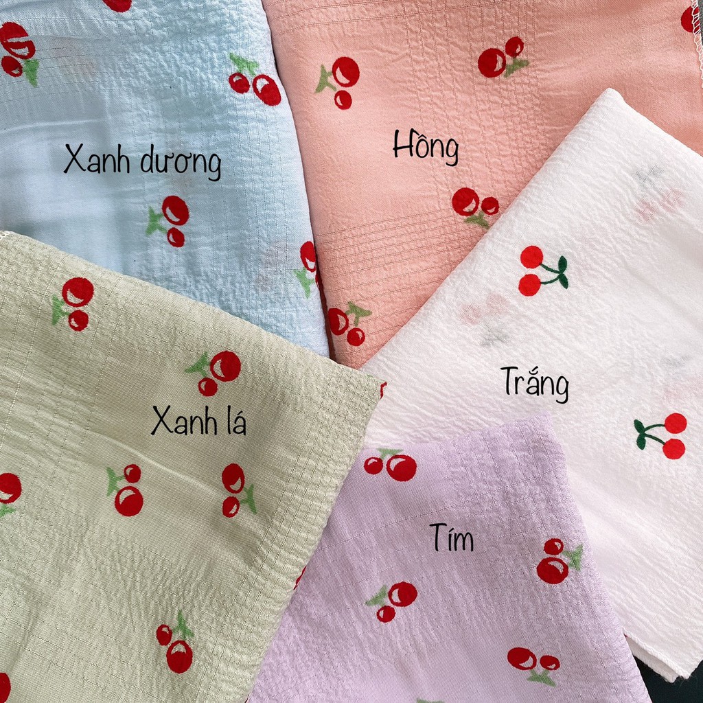 {Ảnh thật} KHĂN BANDANA CHERRY, TURBAN VẢI, THỜI TRANG NỮ HOT GIÁ RẺ