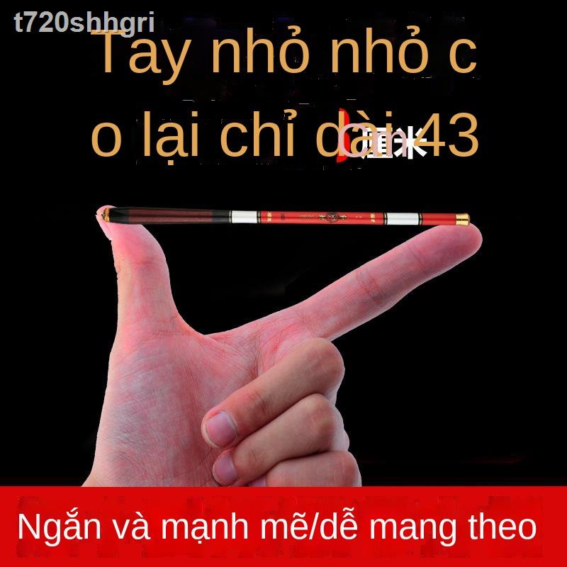 ✿Cần câu dòng siêu ngắn 28 giai điệu carbon nhẹ và mỏng cần câu tay cá chép diếc mini đoạn ngắn cần câu nhỏ đặc bi