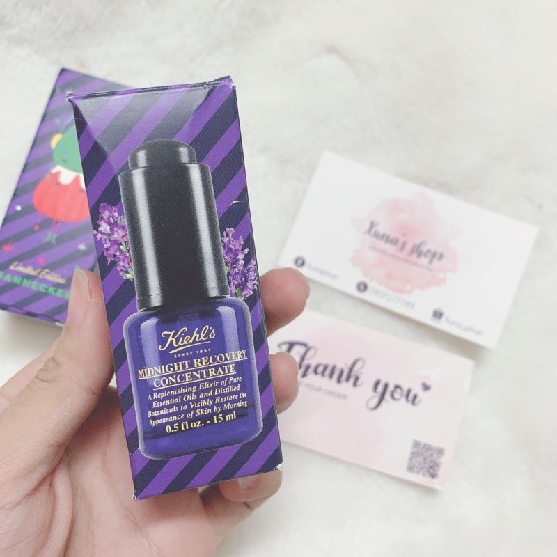 Dầu dưỡng khôi phục da ban đêm Kiehl’s midnight recovery concentrate 15ml