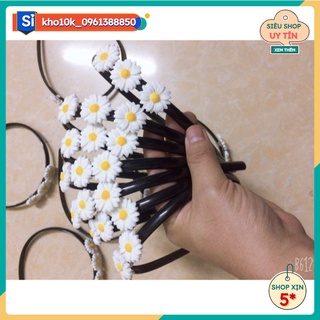 Sỉ 1 lố bờm cúc hoạ mi nhựa 12 chiếc  90k