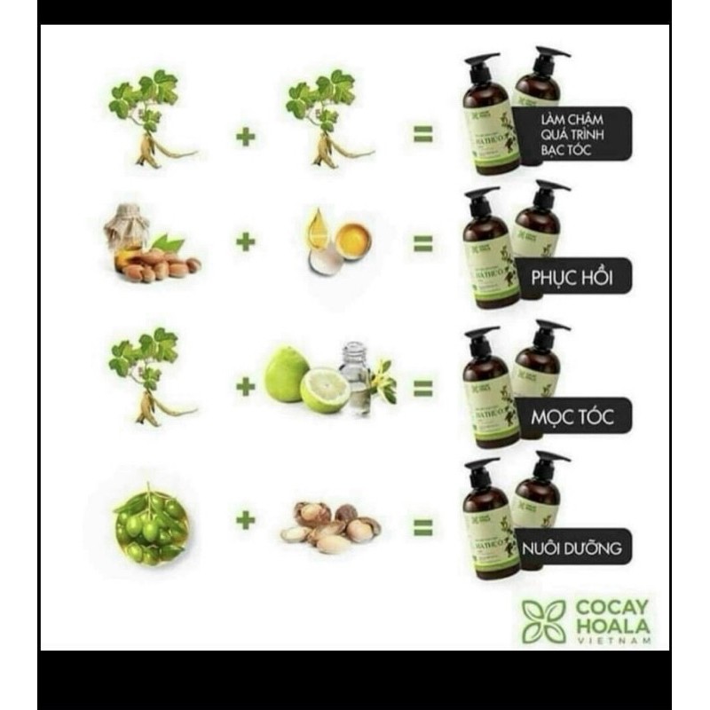 Dầu gội hà thủ ô 2in 1 chai 800ml