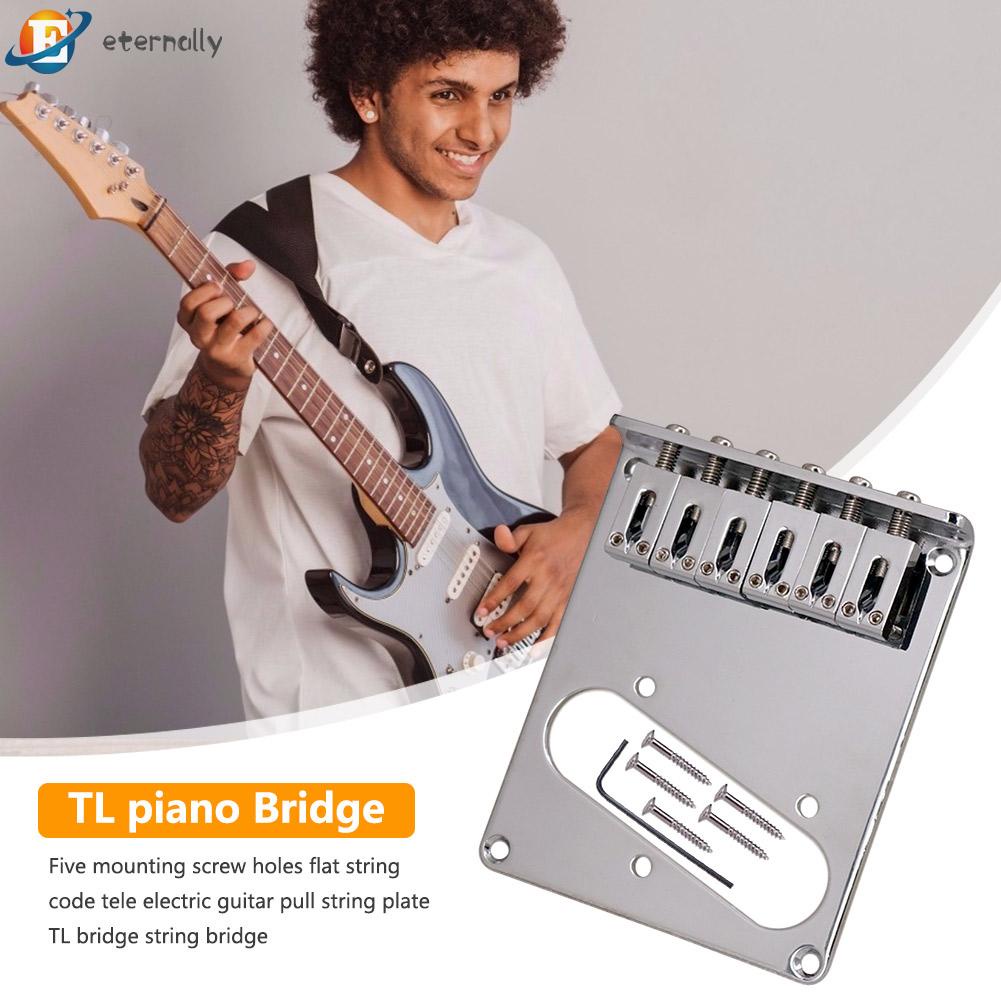 1 Set 6 Ngựa Đàn Thay Thế Cho Đàn Guitar Điện Telecaster TL