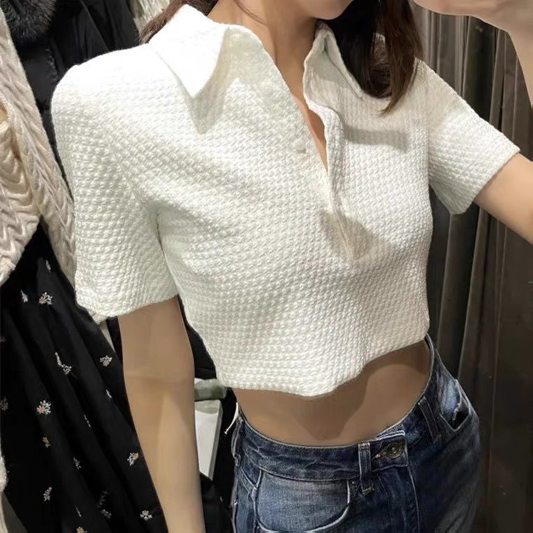 Áo polo croptop zara xuất dư siêu xịn hàng tuồn