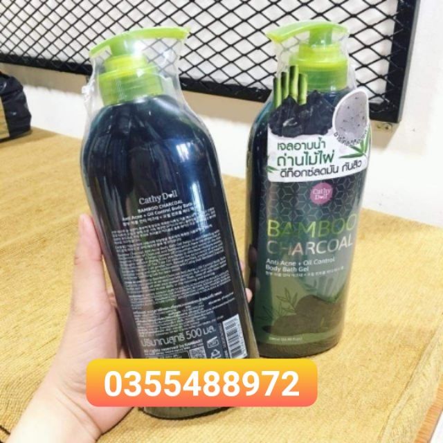 Sữa tắm than tre BAMBOO CHARCOAL chai x500ml ( Thái Lan )